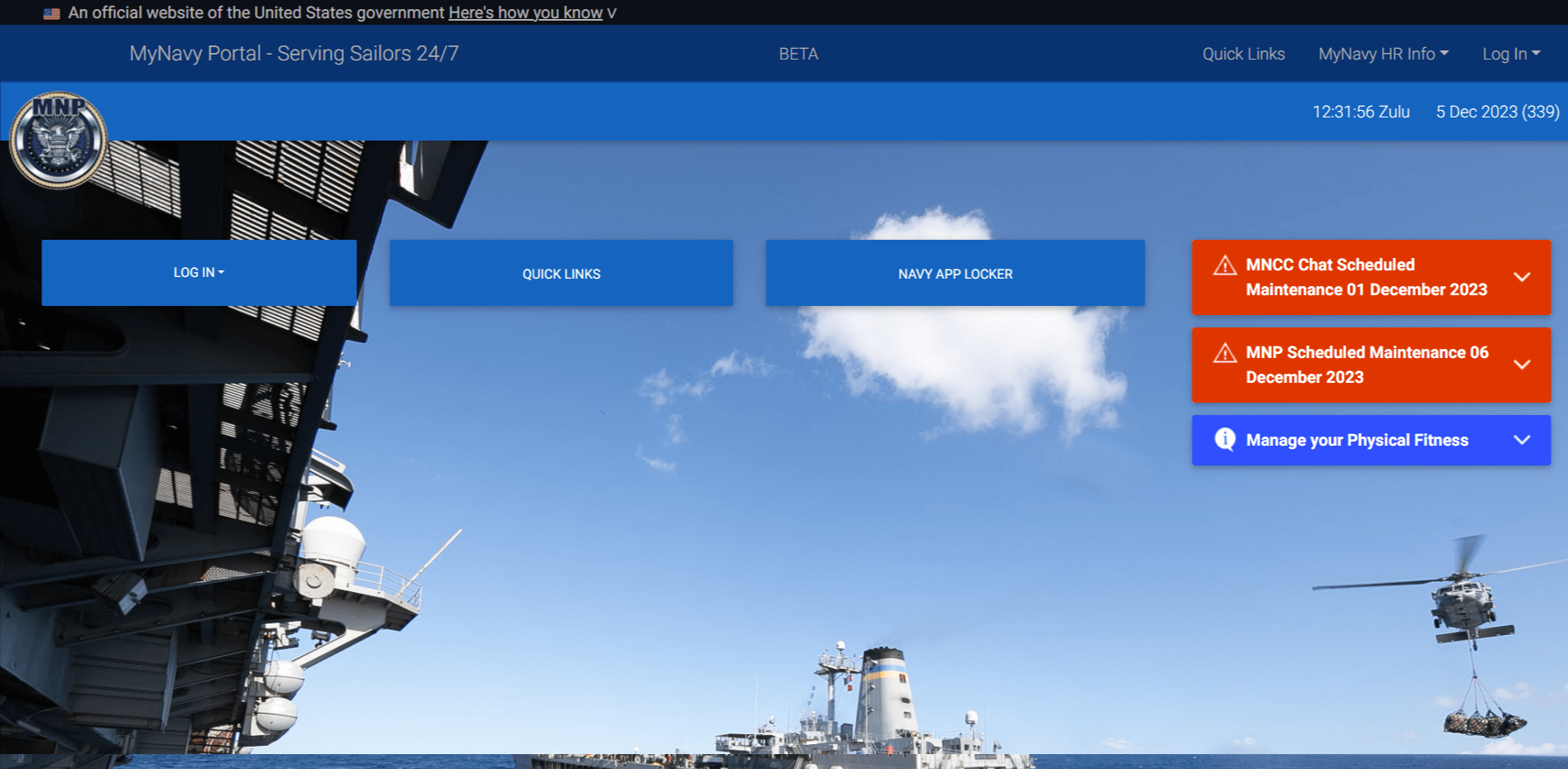 Mynavyportal