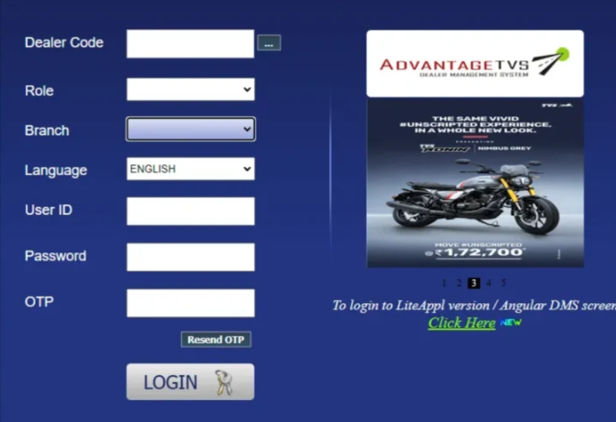 TVS Advantage Login